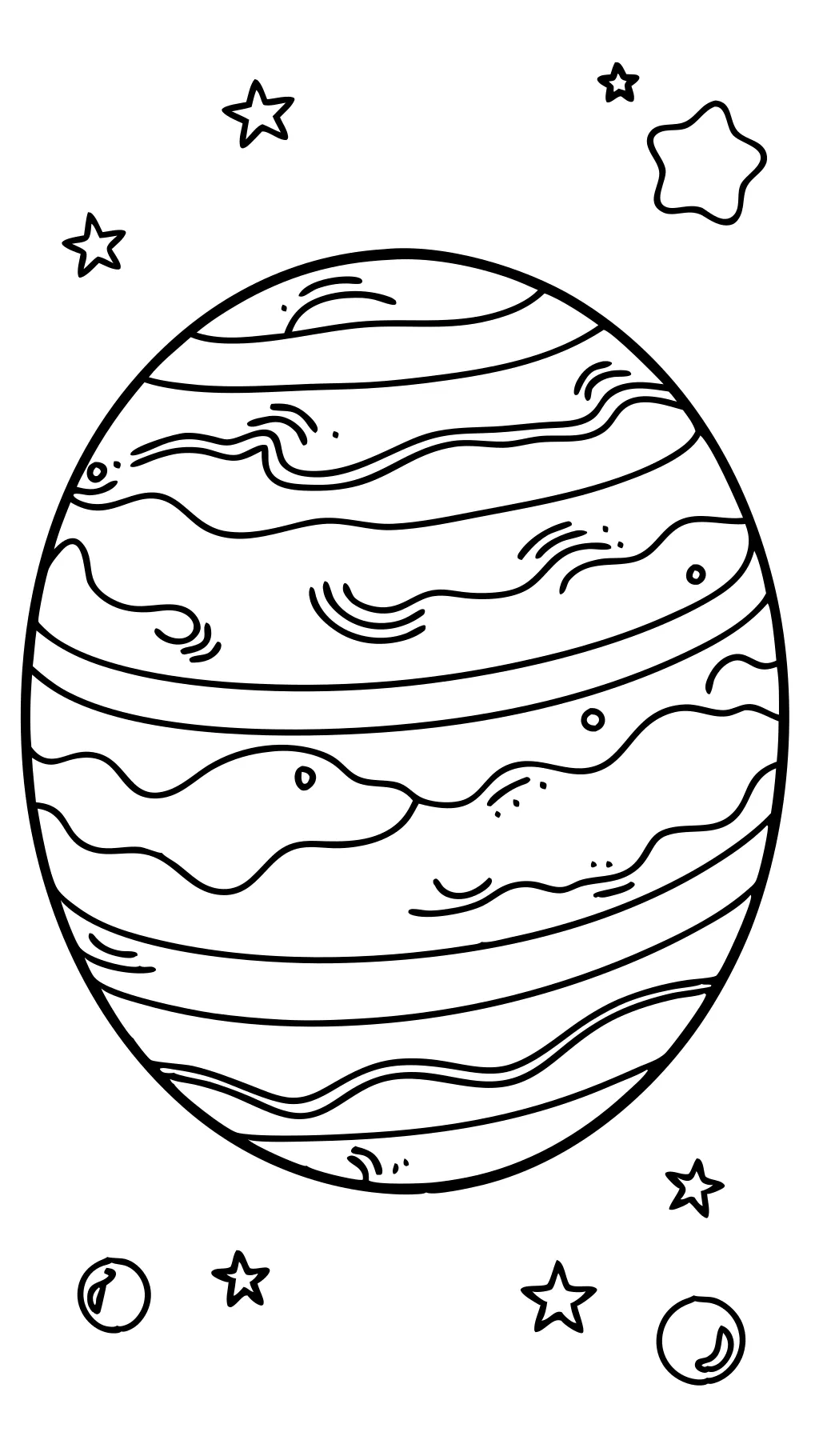 coloriage de Jupiter